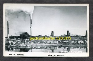 h3207 - NORANDA Quebec 1940s Panoramic View. Real Photo Postcard