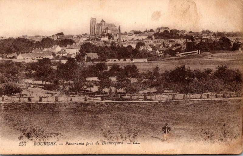 France Bourges Panorama pris de Beauregard