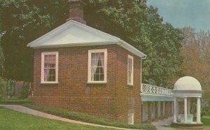 Slave Quarters Of Home Thomas Jefferson Virginia American Postcard