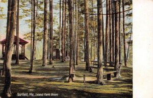 FAIRFIELD, ME Maine  ISLAND PARK GROVE  Pavilion  SOMERSET CO   c1900's Postcard