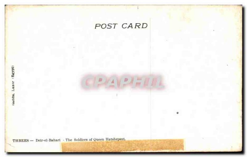 Postcard Modern Egypt Egypt Thbees Deir el Bahari of Queen Hatshepsut The sol...