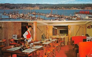 Poulsbo Washington The Viking House Restaurant and Reef Room vintage pc DD6999