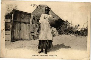 CPA AK Senegal-Dakar-Jeune Fille Toucouleur (235507)