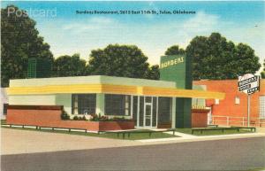 OK, Tulsa, Oklahoma, Bordens Restaurant, Route 66 No. 12,546F