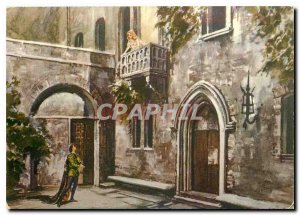 Modern Postcard Verona Giulietta and Romeo from Verona lovers