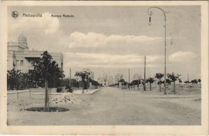 PC EGYPT, HELIOPOLIS, AVENUE RAMSÉS, Vintage Postcard (b43966)