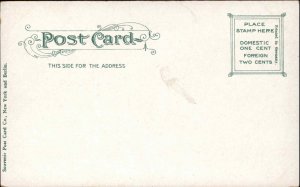 New York City? Steam Fire Engines & Bldg #2075 c1905 Postcard