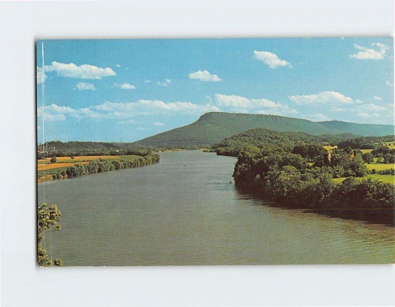 Postcard The Tennessee River And Lookout Mountain, Chattanooga, Tennessee