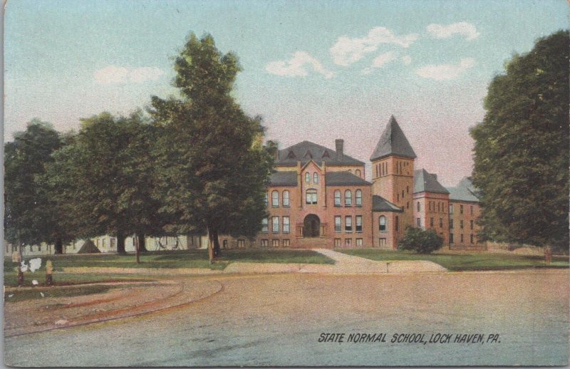 Postcard State Normal School Lock Haven PA