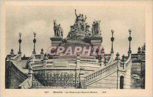 Old Postcard Rouen Sainte Marie Fontaine
