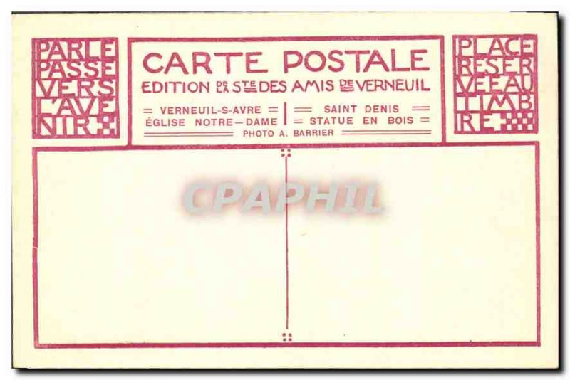 Postcard Old Verneuil sur Avre Church Ste Madeleine