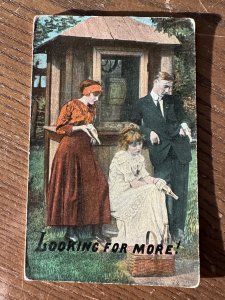 Early 1900’s Antique Alcohol Cautionary Prohibition Era Postcard Humor