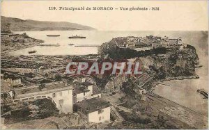 Old Postcard Principality of MONACO � General view