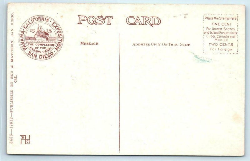 SAN DIEGO, California CA ~ AMERICAN NATIONAL BANK c1910s  Postcard