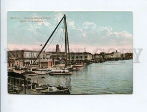 3171932 CUBA HABANA Machina landing harbour Vintage postcard