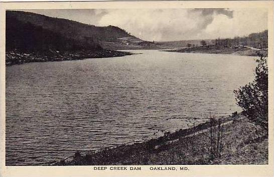 Maryland Oakland Deep Creek Dam Albertype
