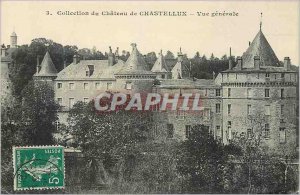 Postcard Collection Old Castle of Chastellux Vue Generale