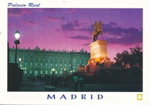 Madrid, Spain - Royal Palace in Evening Light