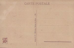 HR-01 - Semi-Nude Risque French Sepia Pictiure Postcard.