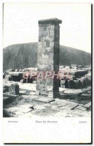 Postcard Ancient Delphi Base Prusias