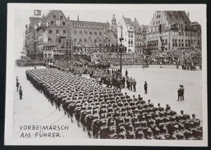 3RD THIRD REICH NSDAP ORIGINAL PROPAGANDA POSTCARD  NUREMBERG RALLY 1933 UNUSED