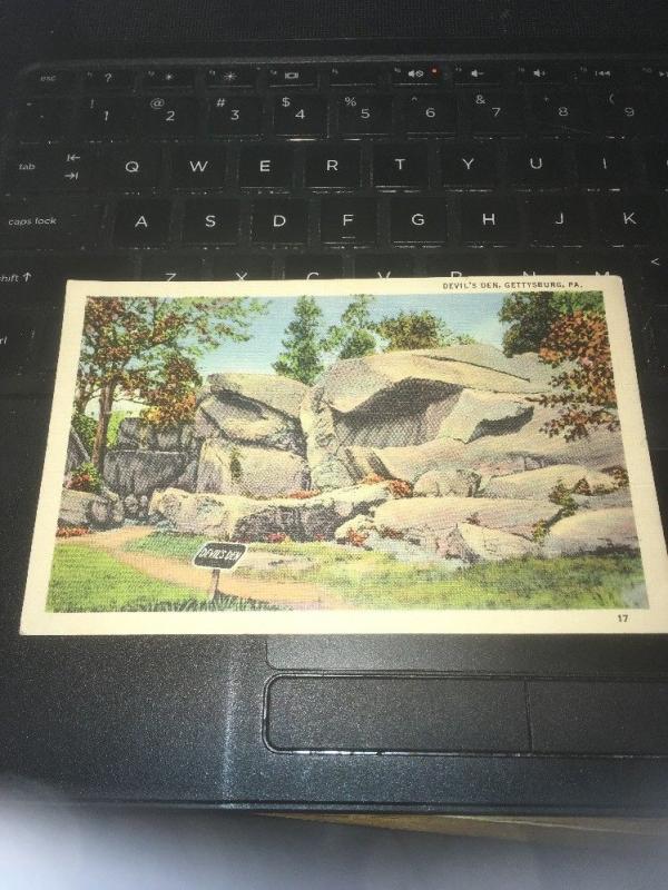 Vtg Postcard: Devil's Den, Gettysburg PA 