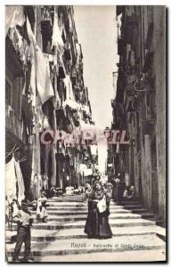 Old Postcard Napoli Santa Lucia Di Pallonetto Child (animated)