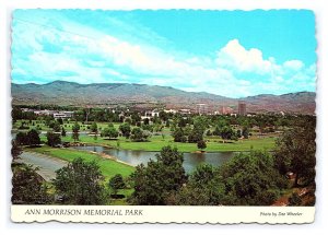 Ann Morrison Memorial Park Boise Idaho Continental View Postcard