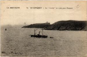 CPA La Breatgne - Le CONQUET - La Louise en route pour Oussant (457437)