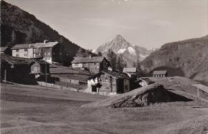 Switzerland Saas-Fe Wildi mit Bletschhorn Real Photo