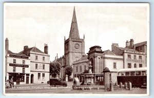 St. Andrew's Church & War Memorial CHIPPENHAM UK Postcard