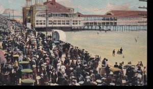 New Jersey Atlantic City The Boardwalk And Steel Pier Easter Sunday