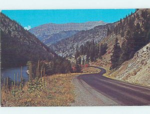 Pre-1980 SNAKE RIVER CANYON Between Jackson & Alpine Wyoming WY AD2792