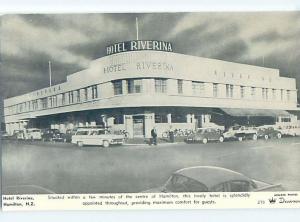 1950's RIVERINA HOTEL Hamilton New Zealand B3338