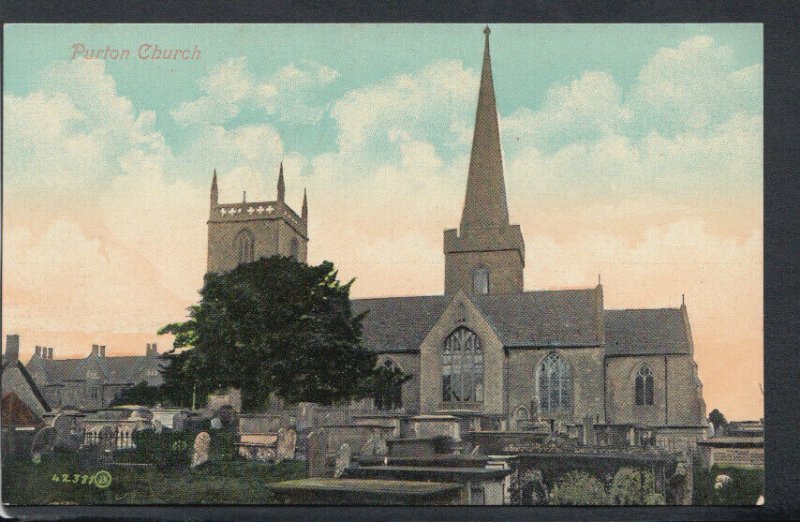 Wiltshire Postcard - Purton Church     RS13525