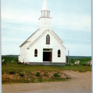 c1960s Ingonish NS St Johns Church Postcard Mike Roberts Cape Breton Cabot Trail