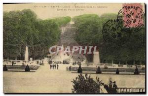 Postcard Old Saint Cloud location Chateau Allee du Fer a Cheval