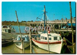 Modern Postcard L'Aiguillon sur Mer Vendee The port on the back plane gateway...