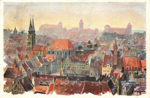 1906 Nurnberg Germany artist view Kuntsverlag Postcard 25-3303
