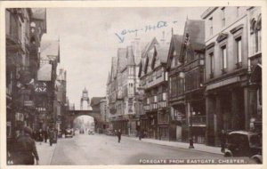 England Chester Foregate From Eastgate 1952 Photo