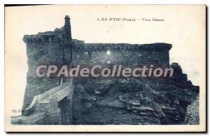 Old Postcard Ile D'Yeu Old Castle