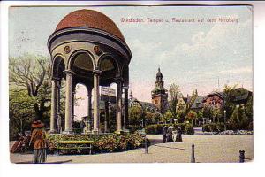 Hotel and Restaurant, Wiesbaden, Neroberg, Germany, Used 1919