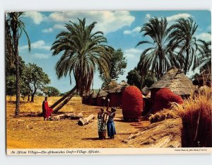 Postcard An African Village, Africa