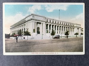 New Post Office Washington DC Linen Postcard H1252082749