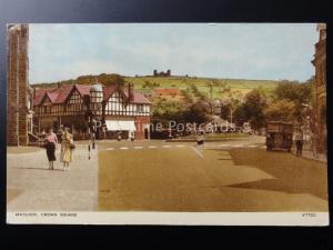 Derbyshire MATLOCK Crown Square c1966 - Old Postcard by Photochrom Ltd