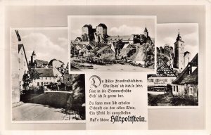 Vintage Black & White Postcard of Historic Hiltpoltstein, Germany