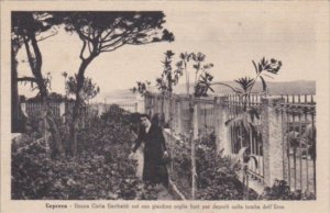 Italy Caprera Donna Clelia Garibaldi In Her Garden