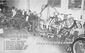 Motorcycles and Bicycles on display, The Harold Warp Pioneer Village Minden, ...