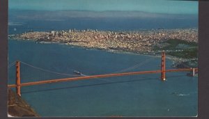 CA SAN FRANCISCO Golden Gate Bridge World's Tallest Single Bridge ~ Chrome