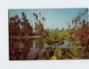 Postcard Queen Anne Cottage Los Angeles State & County Arboretum Arcadia CA USA